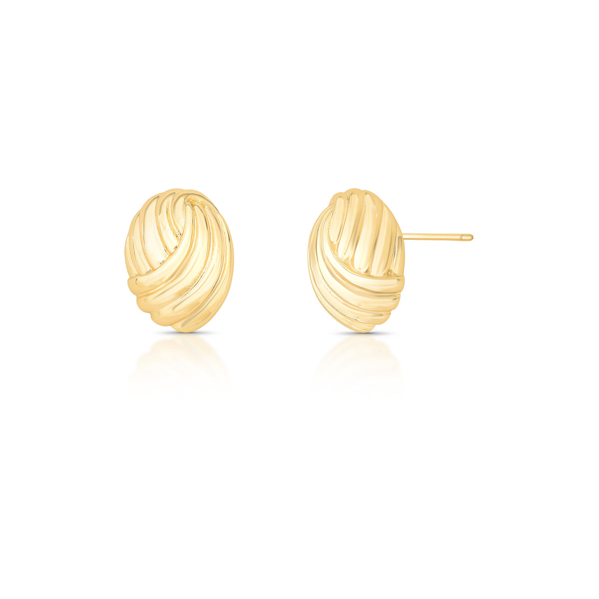 AROS OVAL BAÑO EN ORO