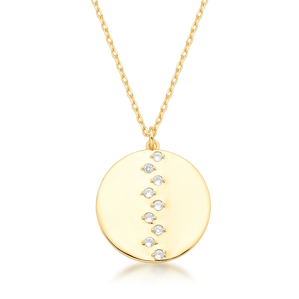 Collar redondo con cristales