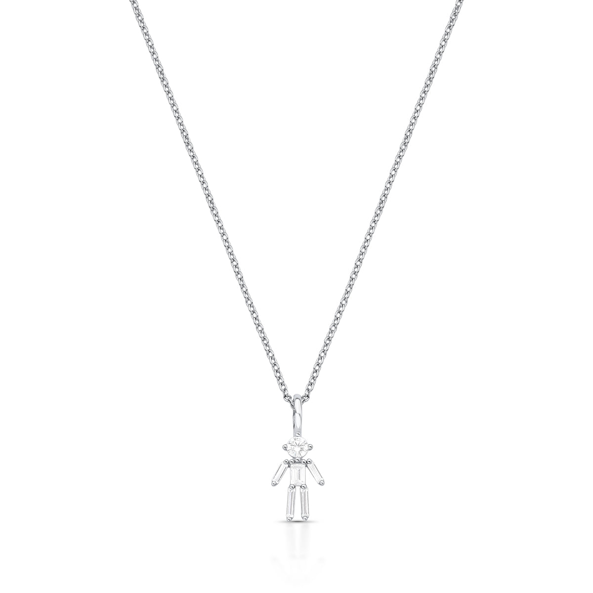 COLLAR NIÑO PLATA