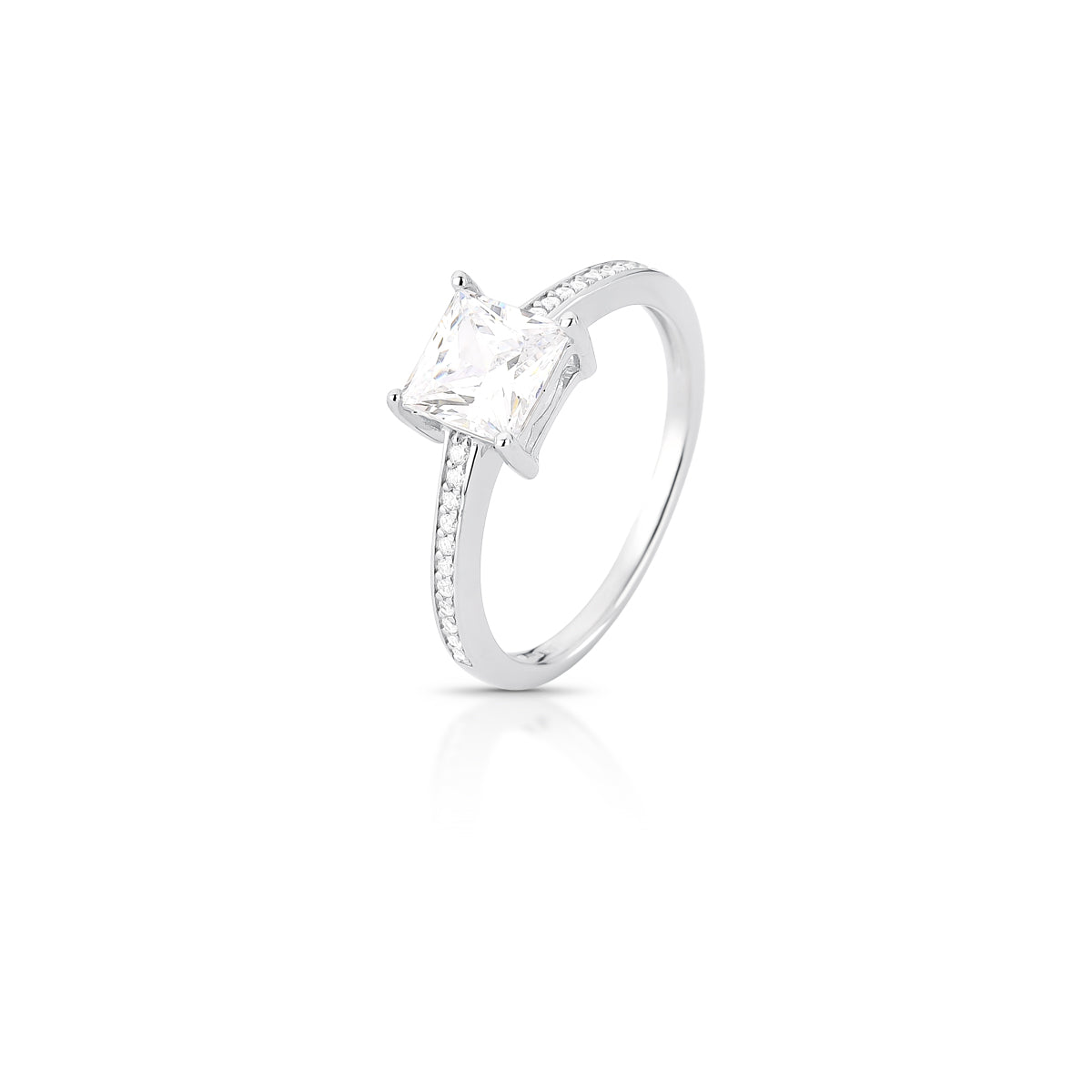 ANILLO SOLITARIO JOLIE EN PLATA