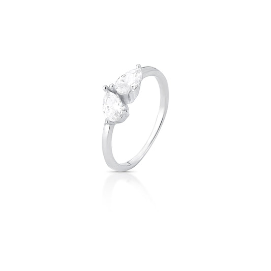 ANILLO DUETO EN PLATA