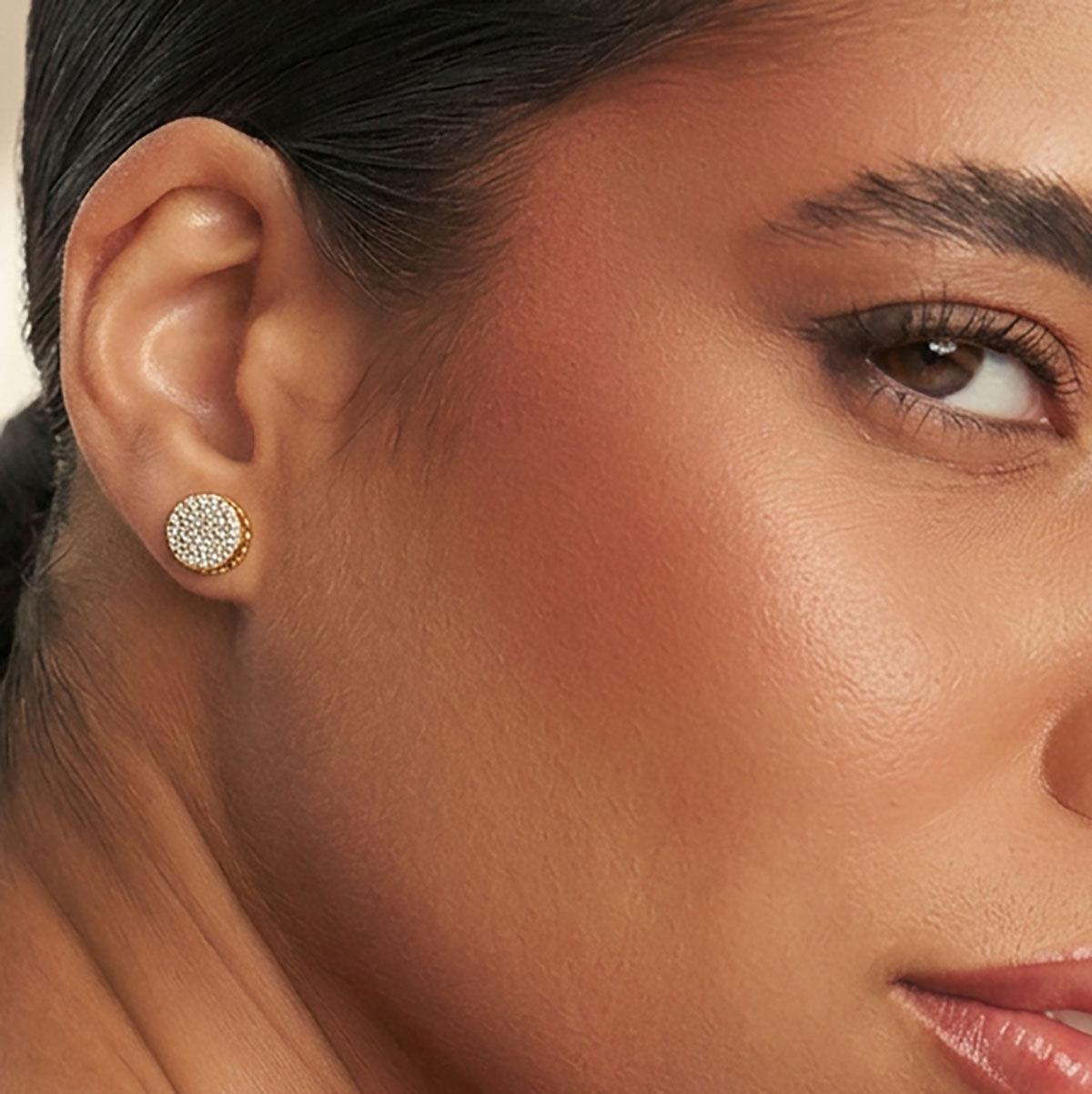 AROS EVA BAÑO EN ORO Y ZIRCONIAS