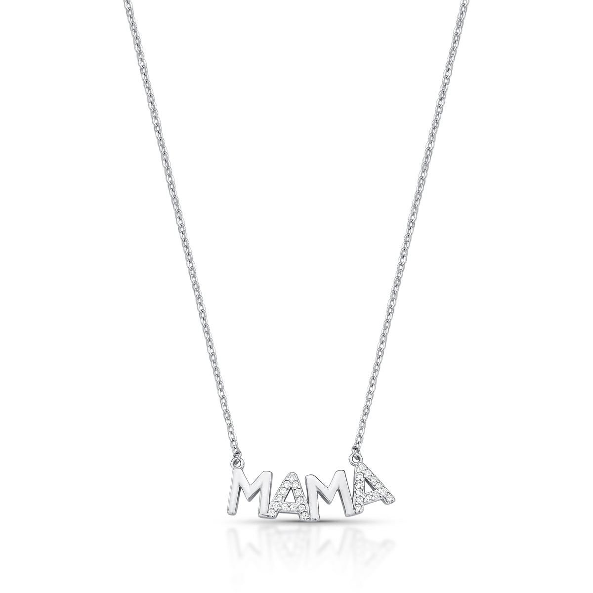 COLLAR MAMÁ EN PLATA