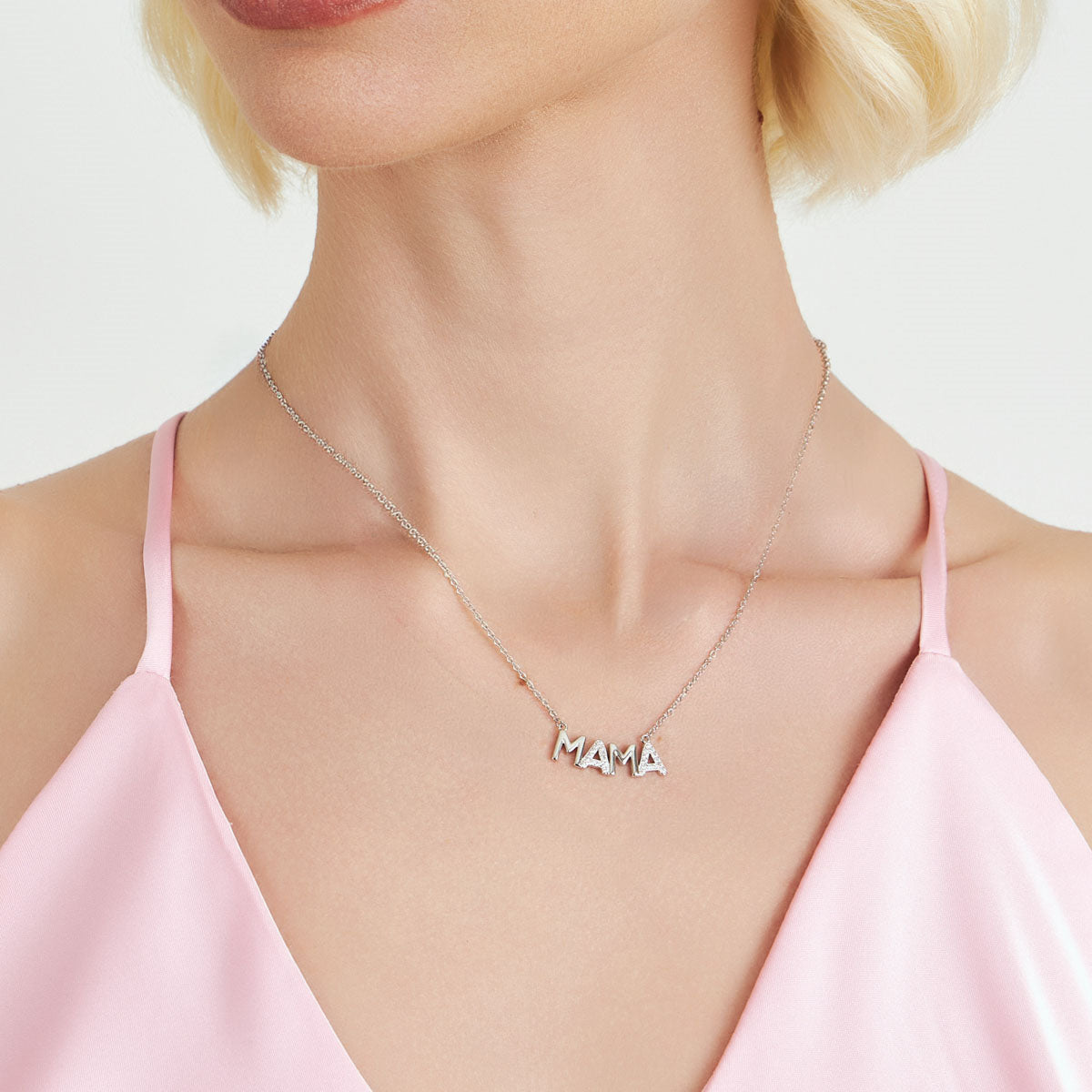 COLLAR MAMÁ EN PLATA