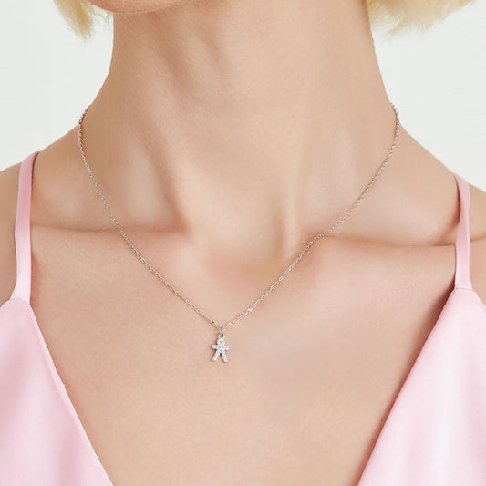 COLLAR HIJO EN PLATA Y ZIRCONIAS